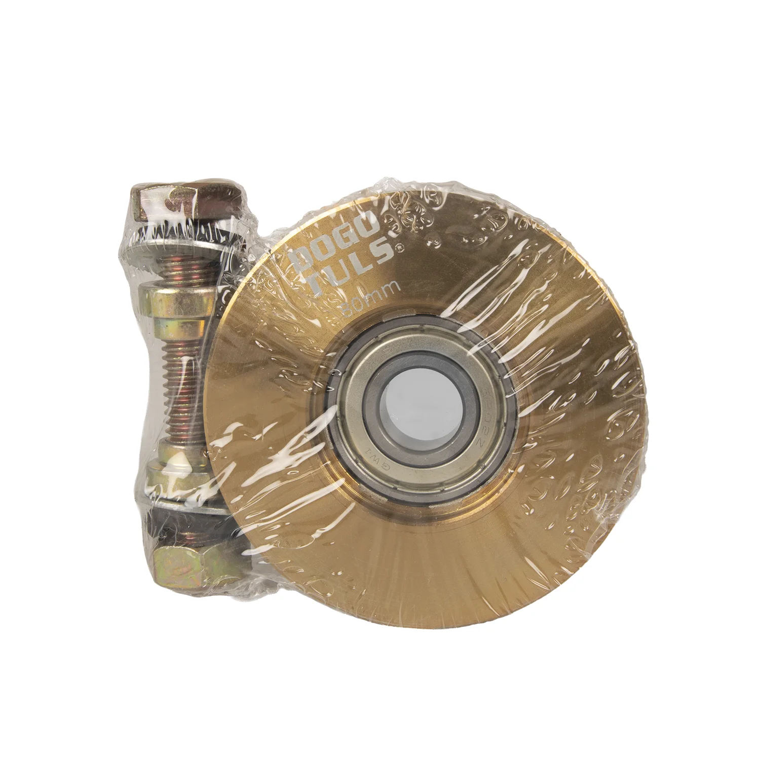 Rueda para Portón de Acero en U con Perno 80 mm - Imagen 3