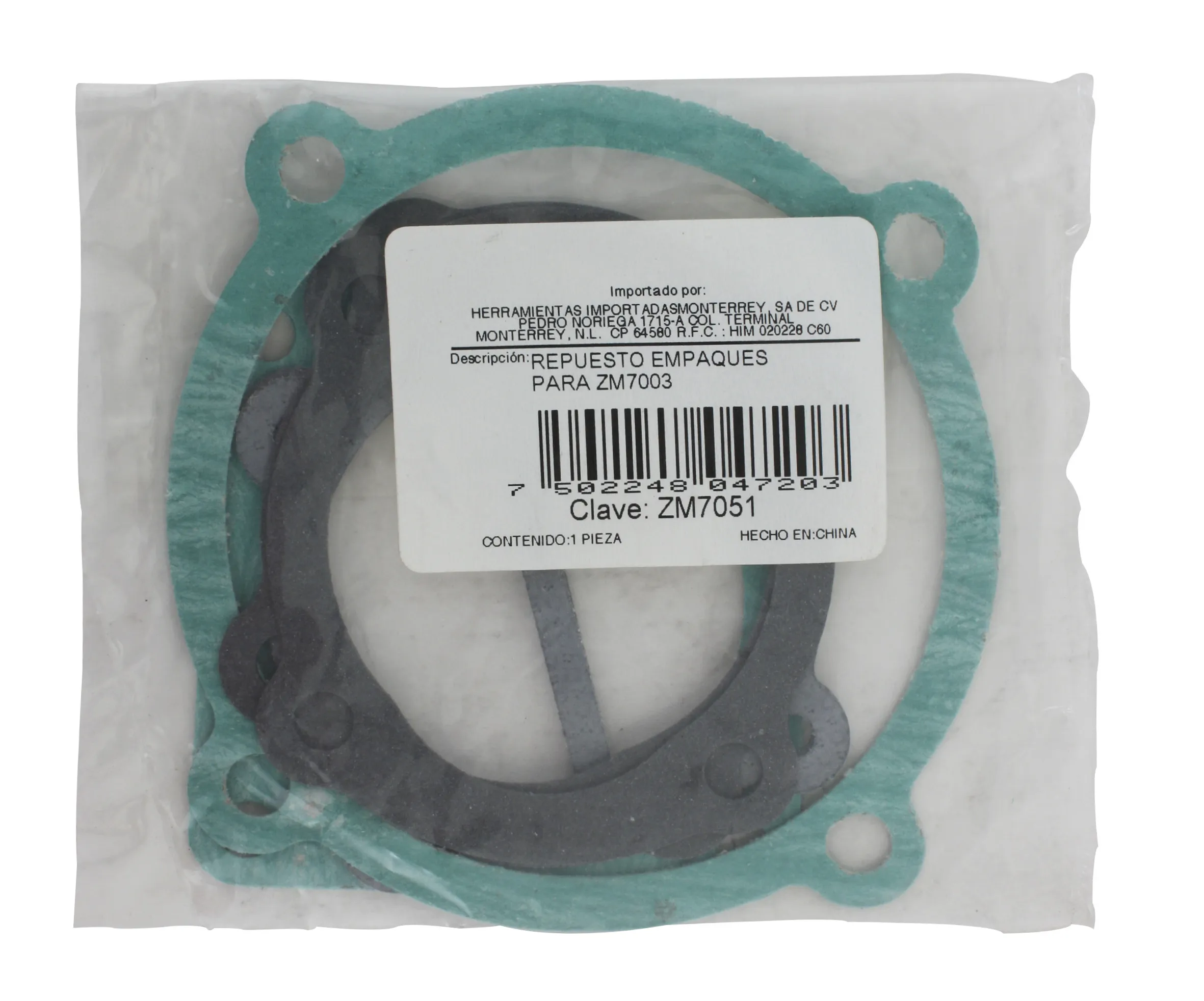 Repuesto de Empaques para ZM7003 - Imagen 2